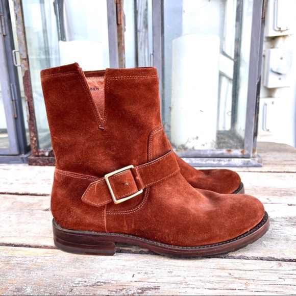 Frye Natalie Engineer Short Boots 6 - Picture 4 of 11